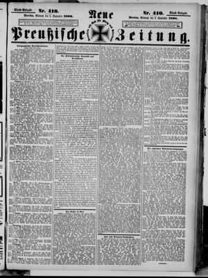 Neue preußische Zeitung vom 03.09.1890