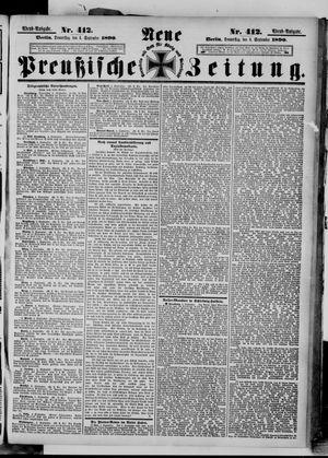 Neue preußische Zeitung vom 04.09.1890