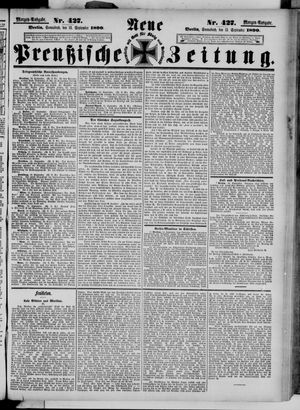 Neue preußische Zeitung vom 13.09.1890
