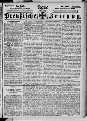 Neue preußische Zeitung vom 05.10.1890