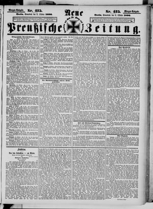 Neue preußische Zeitung vom 11.10.1890