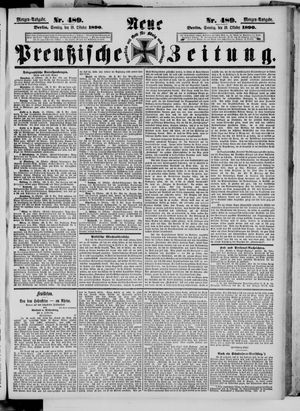 Neue preußische Zeitung vom 19.10.1890