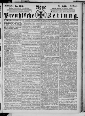 Neue preußische Zeitung vom 25.10.1890