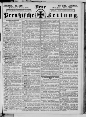 Neue preußische Zeitung vom 10.11.1890