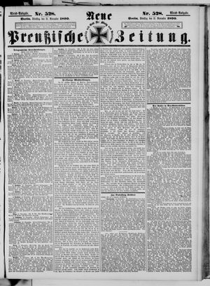 Neue preußische Zeitung vom 11.11.1890