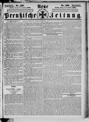Neue preußische Zeitung on Nov 16, 1890