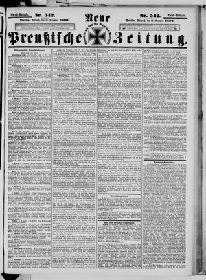 Neue preußische Zeitung vom 19.11.1890