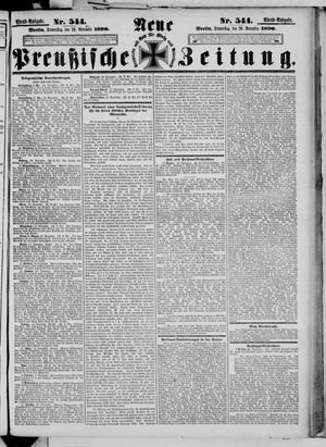 Neue preußische Zeitung vom 20.11.1890