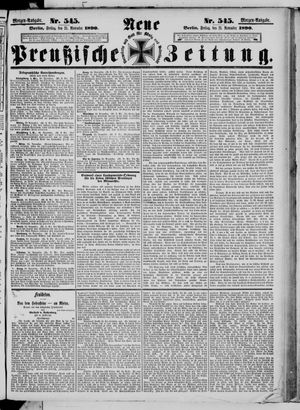 Neue preußische Zeitung vom 21.11.1890