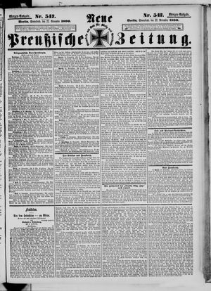 Neue preußische Zeitung vom 22.11.1890