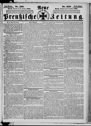 Neue preußische Zeitung vom 22.11.1890