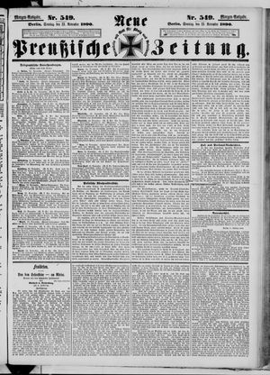 Neue preußische Zeitung vom 23.11.1890