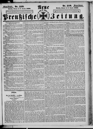 Neue preußische Zeitung vom 26.11.1890