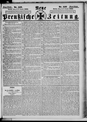 Neue preußische Zeitung vom 28.11.1890