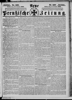 Neue preußische Zeitung vom 28.11.1890