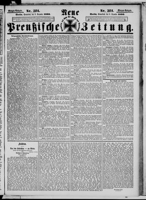 Neue preußische Zeitung vom 06.12.1890