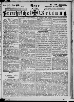 Neue preußische Zeitung vom 07.12.1890