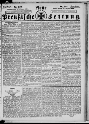 Neue preußische Zeitung vom 10.12.1890