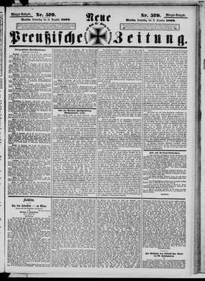 Neue preußische Zeitung vom 11.12.1890
