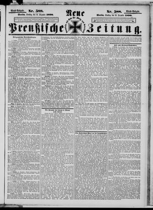 Neue preußische Zeitung on Dec 16, 1890
