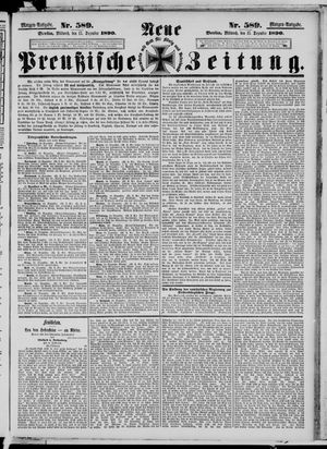 Neue preußische Zeitung vom 17.12.1890