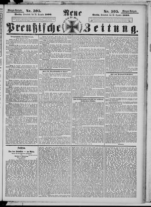 Neue preußische Zeitung vom 20.12.1890