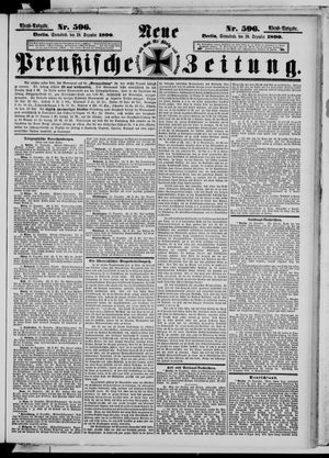 Neue preußische Zeitung vom 20.12.1890