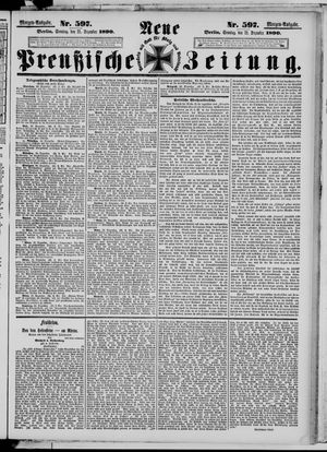 Neue preußische Zeitung vom 21.12.1890