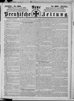 Neue preußische Zeitung vom 27.12.1890