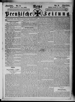 Neue preußische Zeitung vom 01.01.1891
