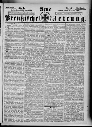 Neue preußische Zeitung vom 03.01.1891