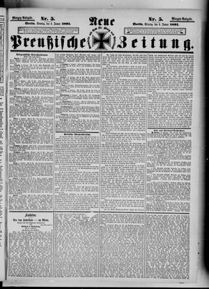 Neue preußische Zeitung vom 04.01.1891