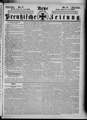 Neue preußische Zeitung vom 06.01.1891
