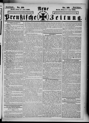 Neue preußische Zeitung vom 07.01.1891
