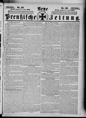 Neue preußische Zeitung vom 08.01.1891