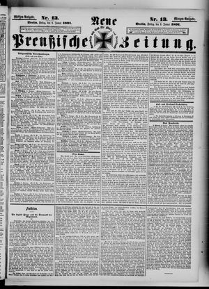 Neue preußische Zeitung vom 09.01.1891