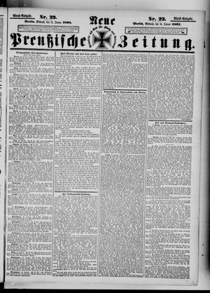 Neue preußische Zeitung vom 14.01.1891