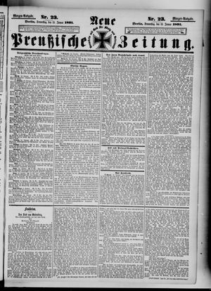 Neue preußische Zeitung vom 15.01.1891