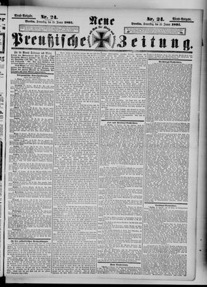 Neue preußische Zeitung vom 15.01.1891