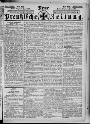 Neue preußische Zeitung vom 16.01.1891