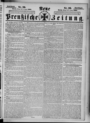 Neue preußische Zeitung vom 16.01.1891