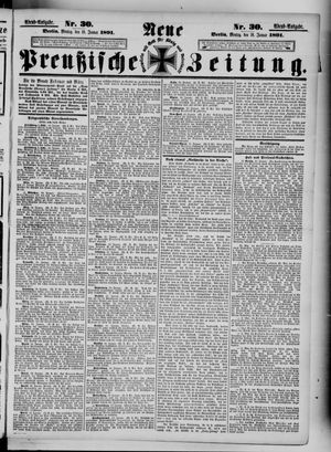 Neue preußische Zeitung vom 19.01.1891