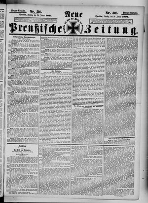 Neue preußische Zeitung vom 20.01.1891