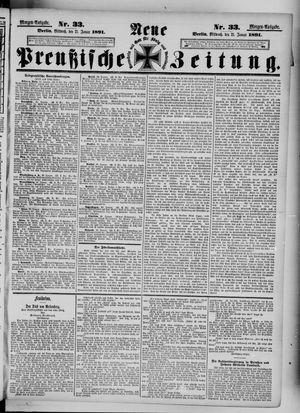 Neue preußische Zeitung vom 21.01.1891