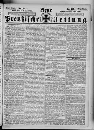 Neue preußische Zeitung vom 23.01.1891