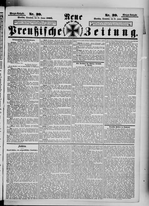 Neue preußische Zeitung vom 24.01.1891