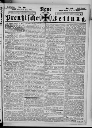 Neue preußische Zeitung vom 28.01.1891