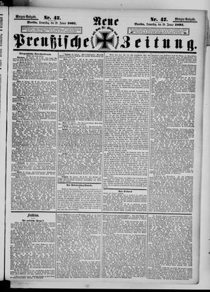 Neue preußische Zeitung vom 29.01.1891