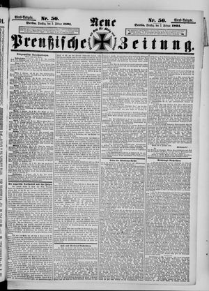Neue preußische Zeitung vom 03.02.1891