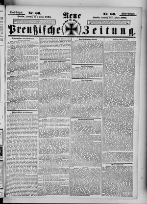 Neue preußische Zeitung vom 05.02.1891